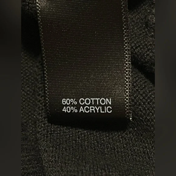 AVENUE Plus Women’s Classic Black V-Neck Long Sleeves Top Sweater Size 18 / 20 - Picture 8 of 12